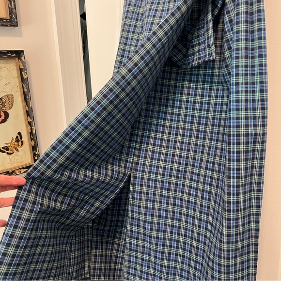 Vintage Blue Plaid Skirt - Picture 5 of 12